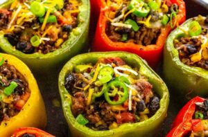 Beef Stuffed Peppers